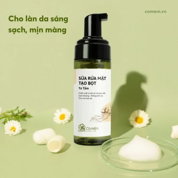 Combo Chăm Sóc Da BAN NGÀY (Bọt Rửa Mặt, Toner, Kem Dưỡng Da, Kem Chống Nắng)