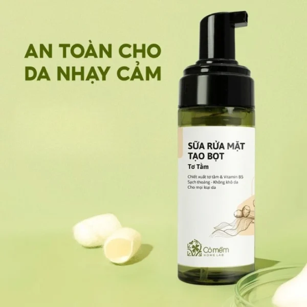 Sữa Rửa Mặt Tạo Bọt Tơ Tằm