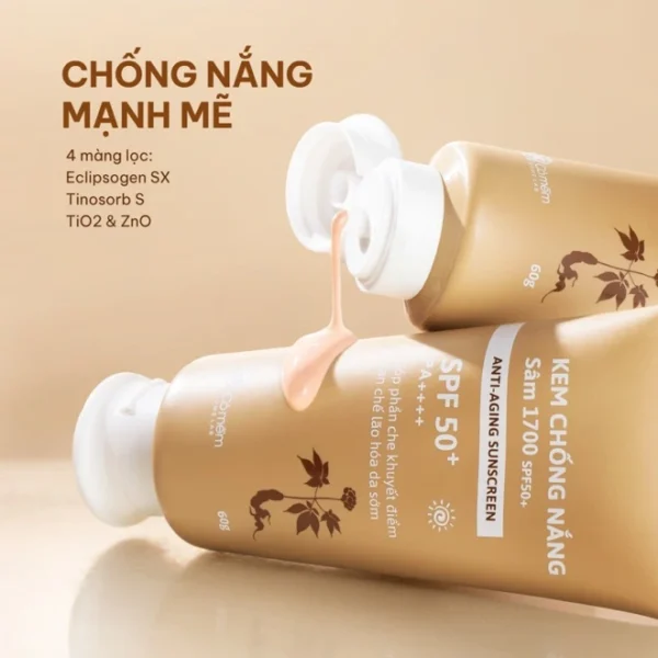 Kem Chống Nắng Sâm 1700 SPF 50+