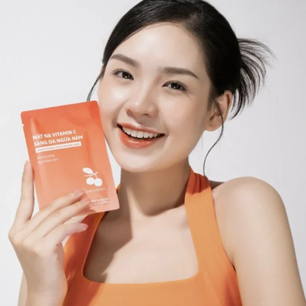 Combo 5 Mặt Nạ Vitamin C Dưỡng Sáng Mờ Thâm Nám