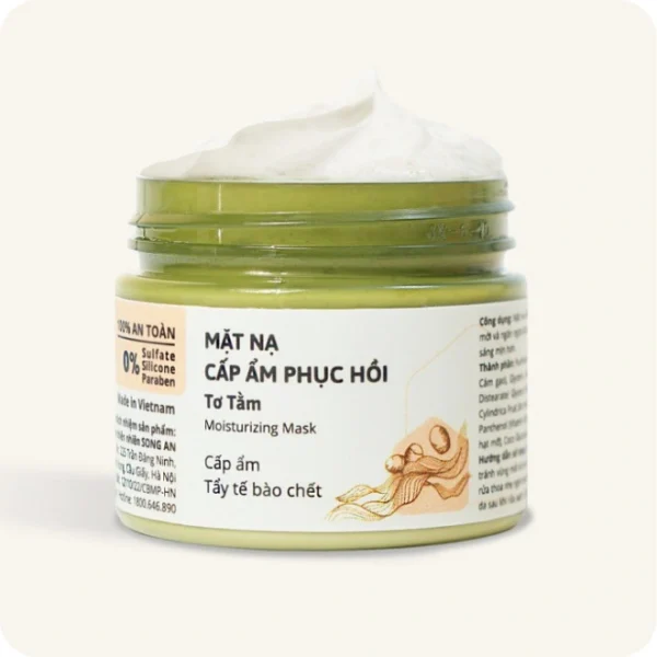 Mặt Nạ Cấp Ẩm Phục Hồi Tơ Tằm